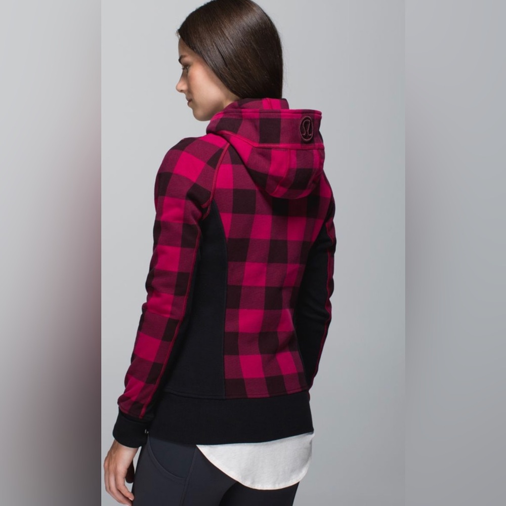 Lululemon Plaid Scuba Hoodie